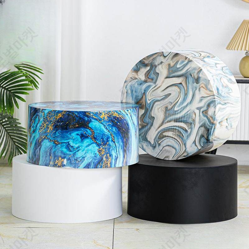 전시대 진열대 원형 장식 받침대 고급 마네킹 디스플레이 - 상세 이미지 5