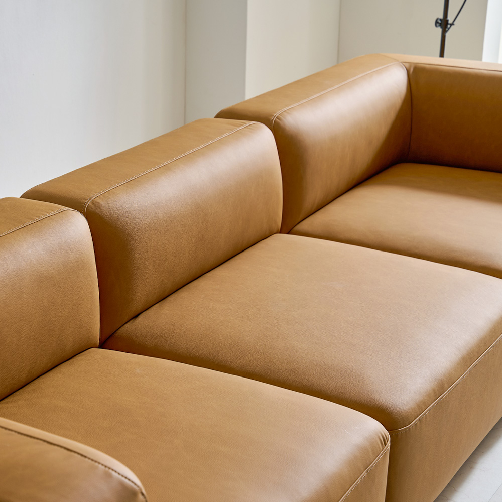 케이하우스홀드 켄지 모듈 4인 4인카우치 소파 실리콘레더 가죽 모던디자인 국내제작 소파