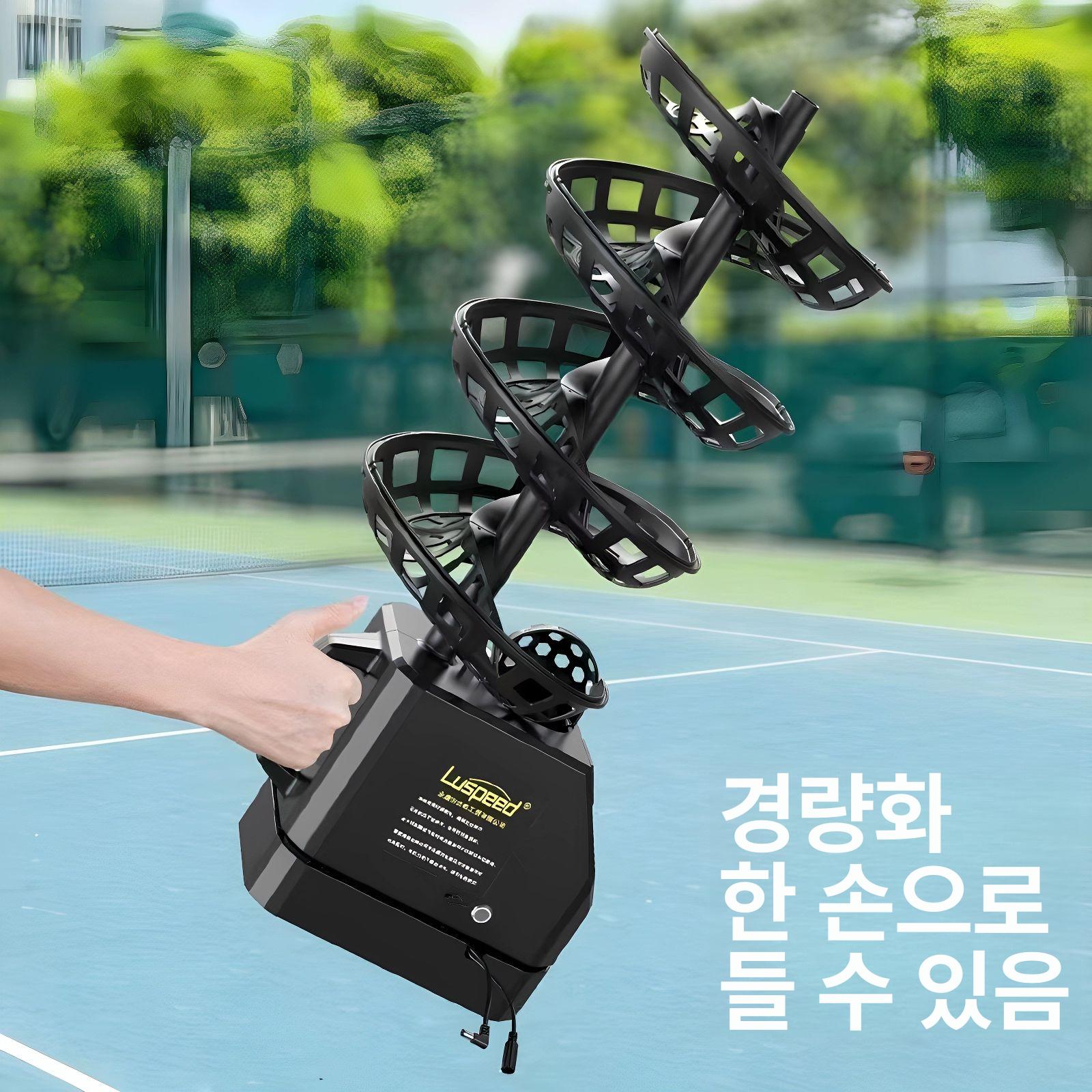 피클볼 머신 연습기 포구기 연습 볼머신기 트레이너 볼머신 던지기 공 테니스 - 상세 이미지 3