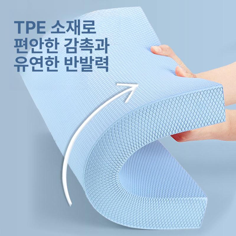 헬스 무릎 매트 패드 보호 요가 필라테스 쿠션 운동 랜덤컬러 30x20x5cm - 상세 이미지 3