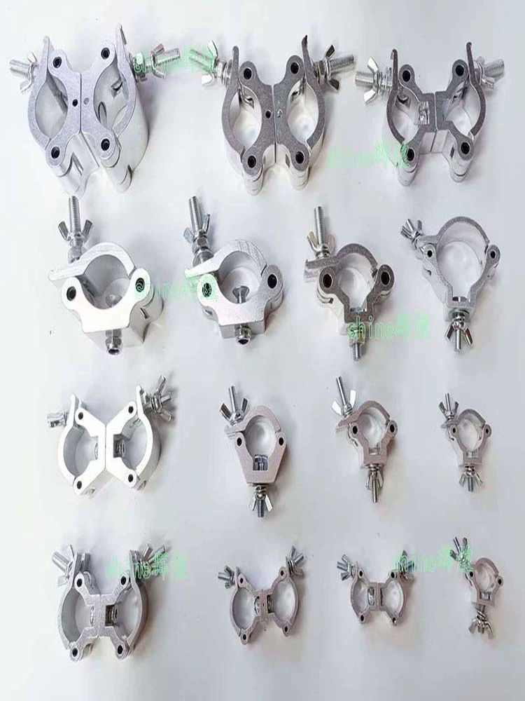 회전 버클 파이프클램프 강력 홀딩 공사 원형 싱글 실버 18-21mm (2cm) - 상세 이미지 2