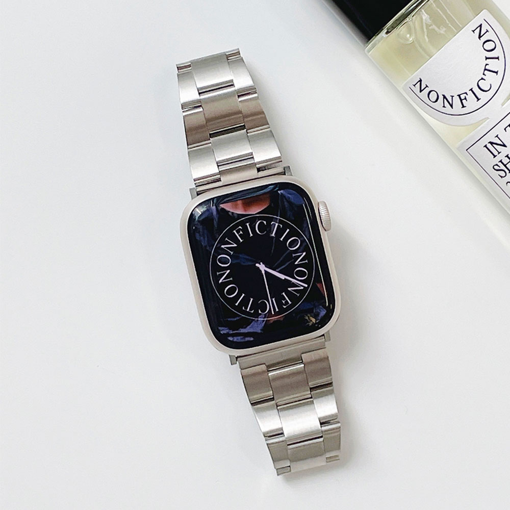 우먼스9999 애플워치 11 스트랩 이지핏 메탈 10 9 8 7 6 SE2 SE3 호환 밴드 시계줄 제품 이미지