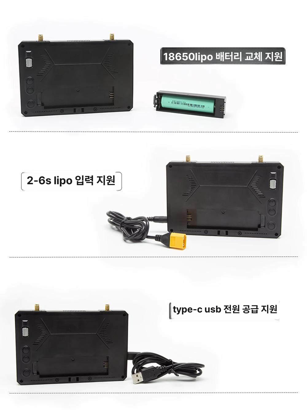 프리뷰 터치스크린 촬영 SLR 방송용 SDI HDMI M5F 디스플레이 기타 종류 - 상세 이미지 3