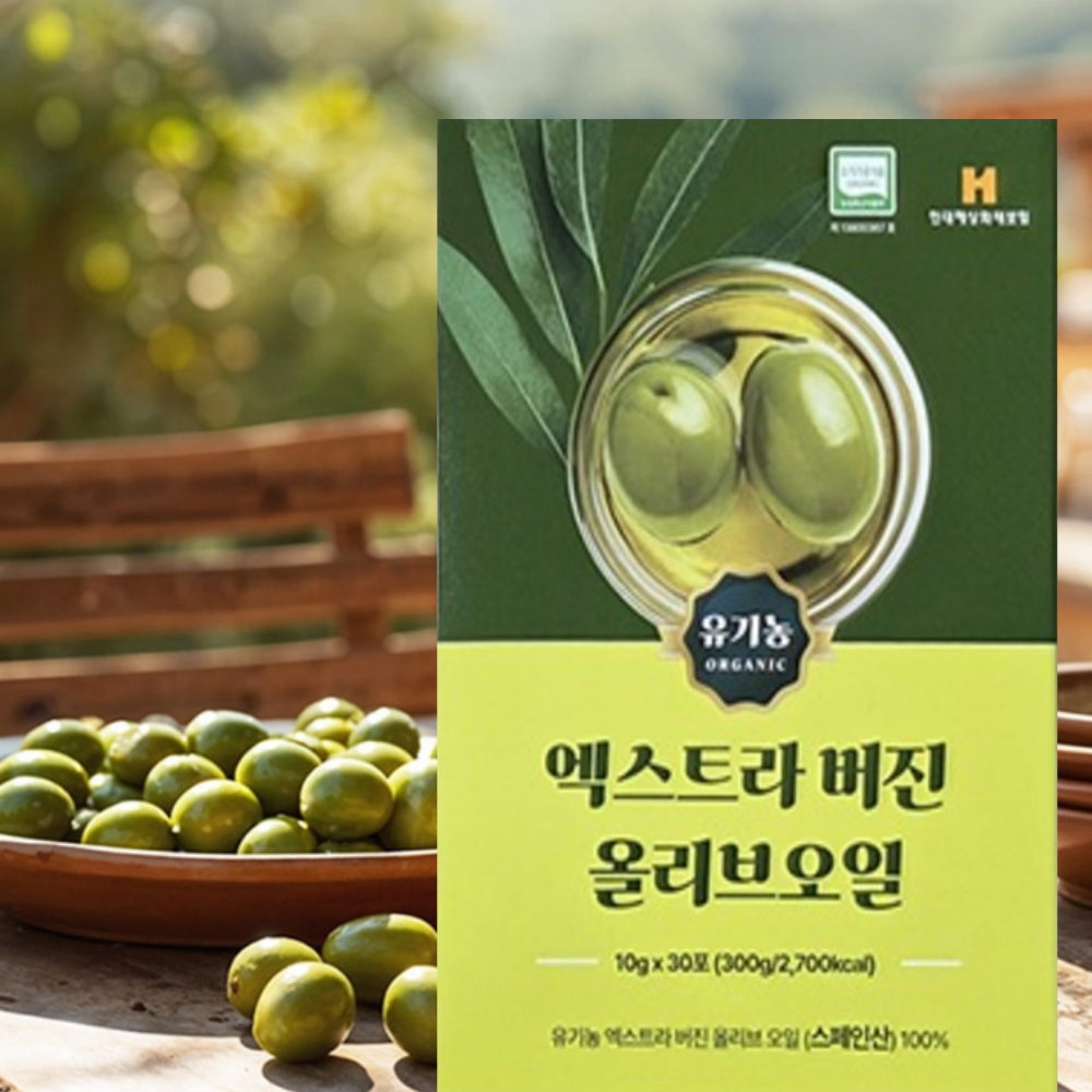 유기농 엑스트라버진 올리브오일 지중해 햇 올리브 공복 오일 스틱 스페인 30포, 1개 - 상품 이미지