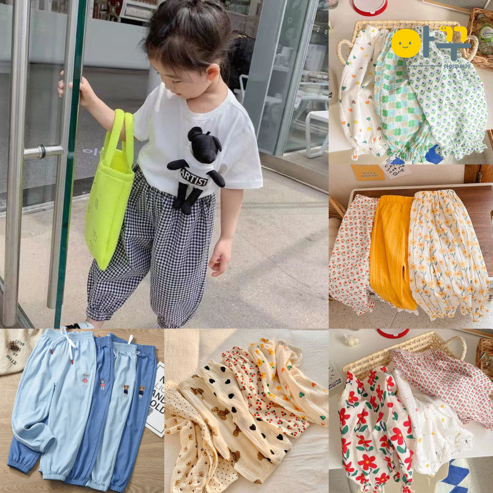 아기고쟁이바지 유아 바지 키즈 봄 여름 몸빼 여아 남아 제품 이미지