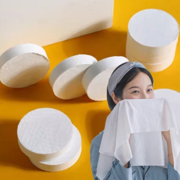 지니몰 동전티슈 미니 일회용 물티슈 물휴지 압축티슈