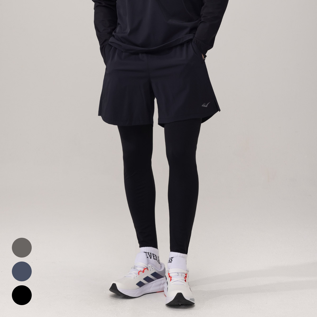 에버라스트 남자 반바지 레깅스 4부 러닝 슈트 - 상세 이미지 4