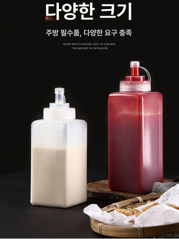 업소용 소스통 식당 소스병 넓은입구 케찹 대용량 대구경 600ml 1개 - 상세 이미지 2