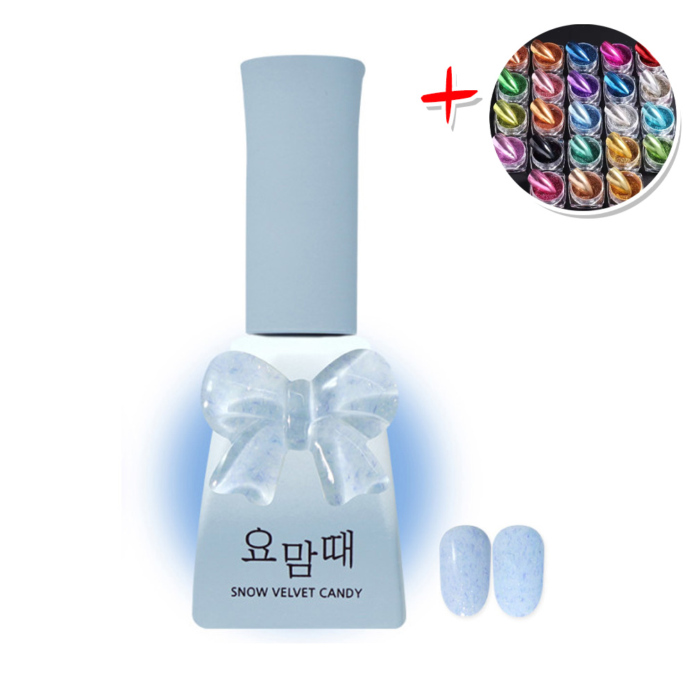 캔디젤 요맘때 겨울 벨벳젤 단품 465 아메리칸블루 - 상품 이미지