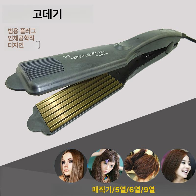 다이렉트 고데기 뿌리볼륨 미용실 매직기 프리볼트 5개 이빨 볼륨 옥수수 펌 - 상세 이미지 3