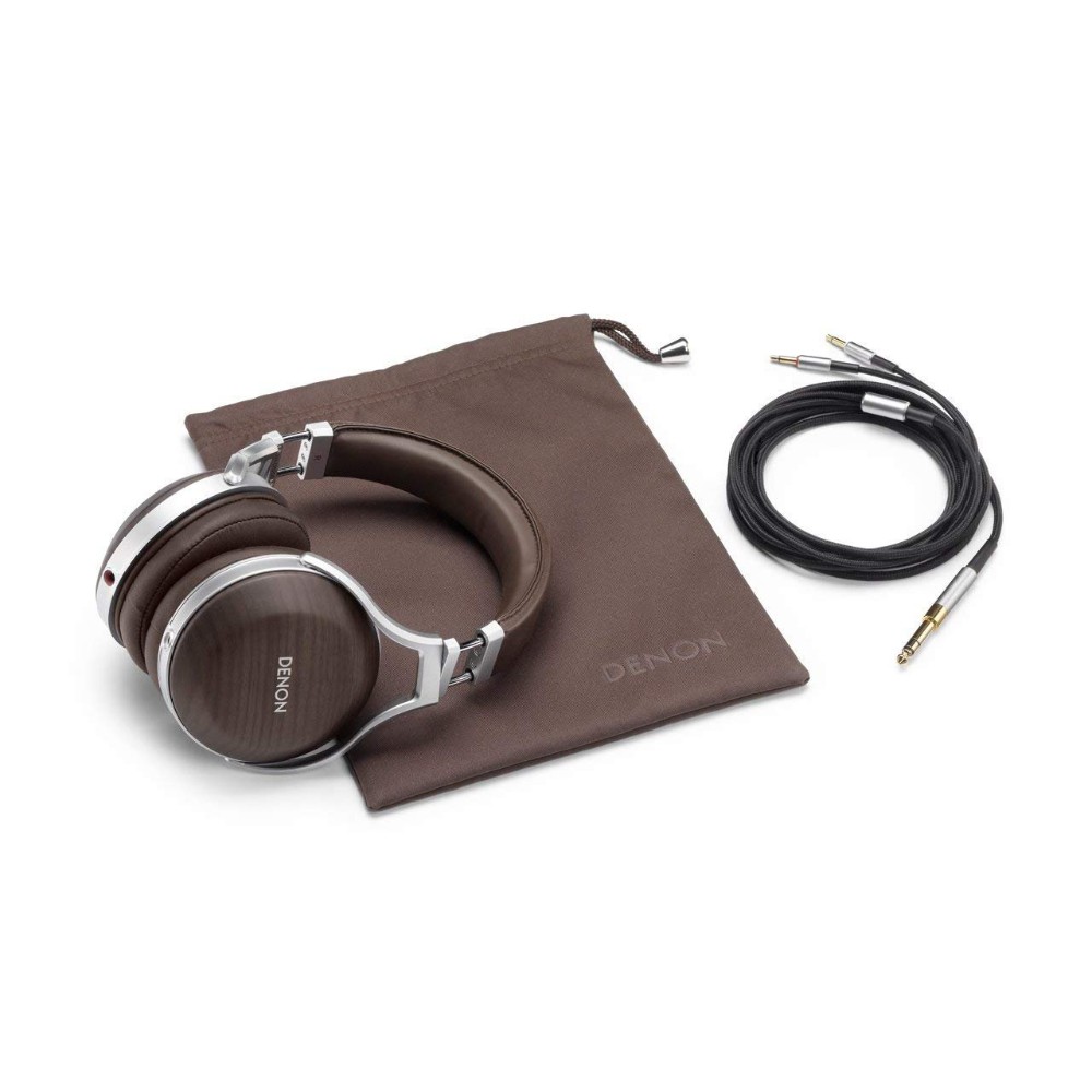 데논 DENON 밀폐 다이나믹형 헤드폰 우드하우징 AH-D5200 - 상세 이미지 3