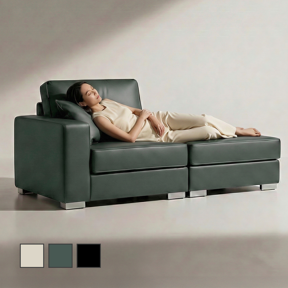 알토 1인용 거실 쇼파 모듈형 가죽 소파 암체어