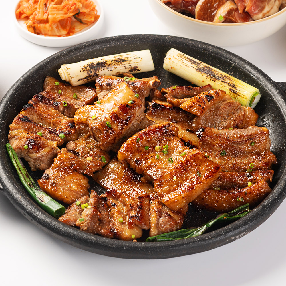 수제 양념 박포갈비 1kg 삼겹살 뼈삼겹 돼지 갈비 이미지 4
