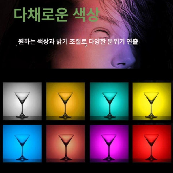 프리미엄 수족관 조경 야외 수중등 어항등 펜션 보조 조명 리모컨 보조 조명 - 상세 이미지 4