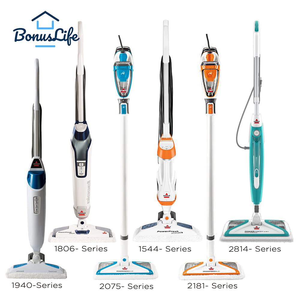 Bissell PowerFresh 1940 1806 교체 부품, 8팩용 보너스라이프 스팀 걸레 패드 4 - 상세 이미지 3