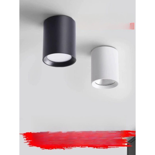 프리미엄 집중 조명 실링 원통직부등 핀조명 각도조절 플리커프리 15w 블랙 10cmx12cm 10w 화이트 광범위 8cmx10cm - 상품 이미지