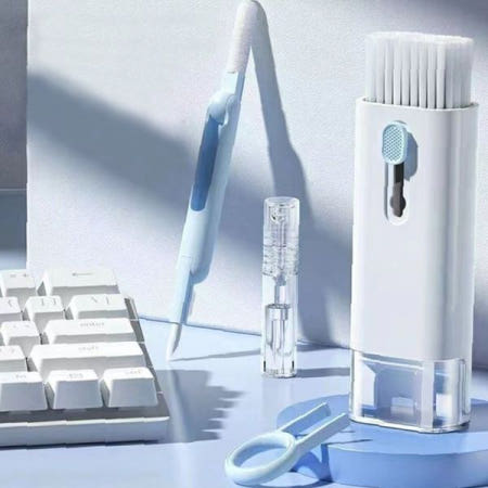 7in1 틈새 먼지 제거 청소 도구 키보드 이어폰 액정 화면 세척 휴대용