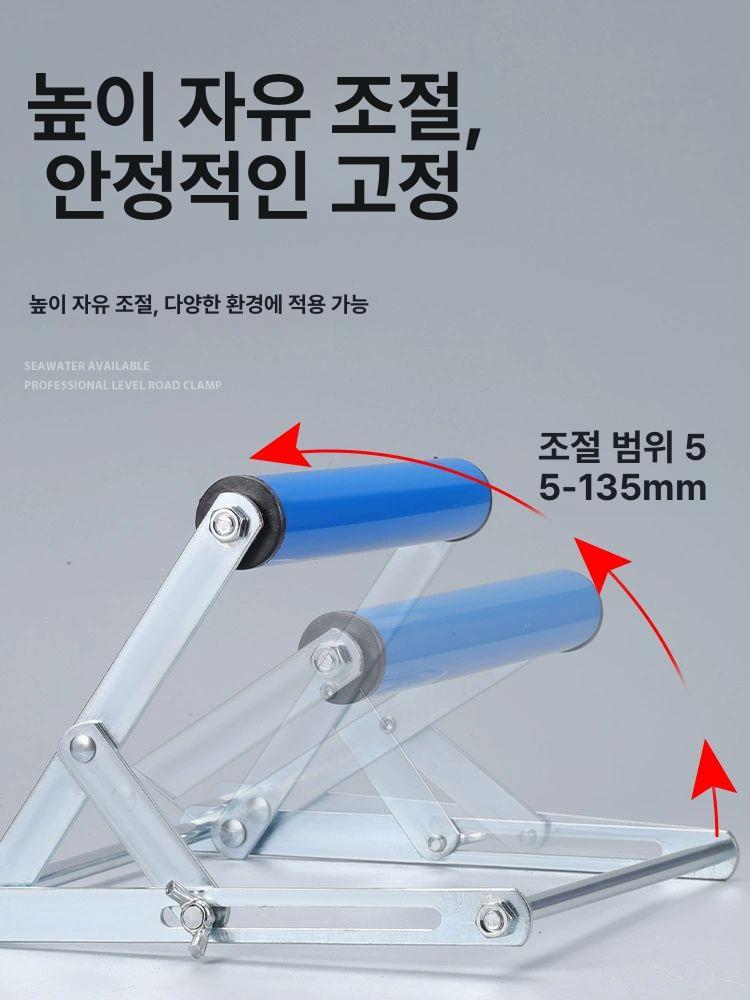 절단기 롤러 스탠드 받침대 지지대 높이조절 옐로우 1개 세트 - 상세 이미지 5