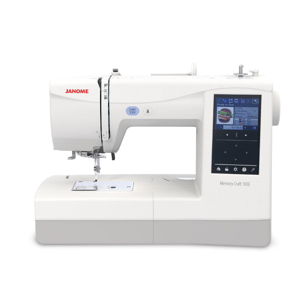 자노메 공식판매점 JANOME MC100E 프리미엄 자수미싱 - 상품 이미지