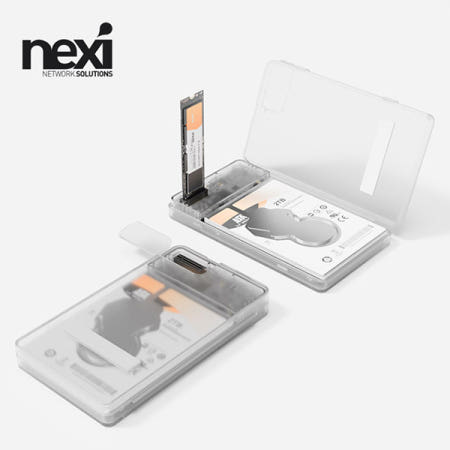 넥시 USB-C타입 Gen2 2.5인치/M.2 도킹스테이션 외장케이스 nx1656