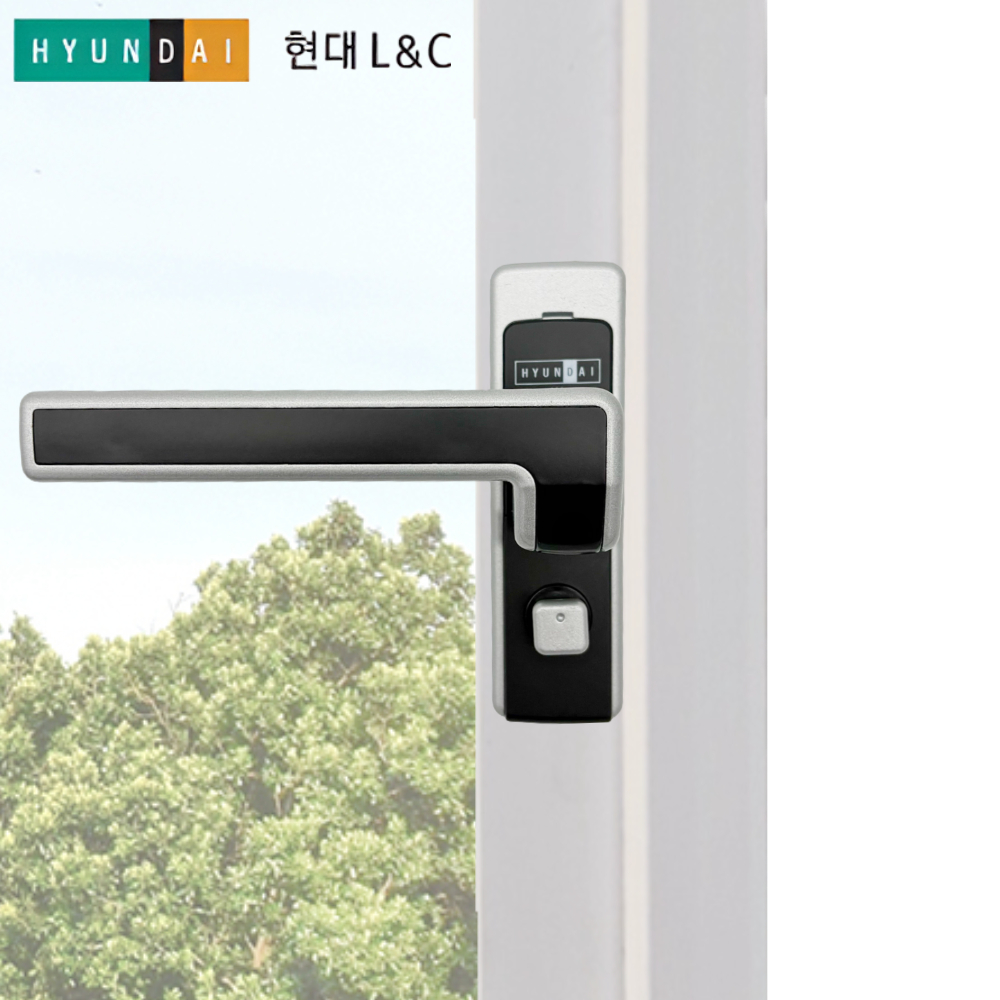 현대엘앤씨 터닝도어손잡이 H-151 한화 터닝도어핸들 다용도실 세탁실 베란다 주방 발코니
