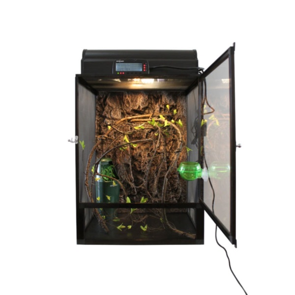 프리미엄 파충류 사육장 아크릴 투명 적재형 블랙 카멜레온 풀 메쉬 20 x 20x30 안깨지는 화이트 풀 메쉬 20 x 20x30 - 상품 이미지