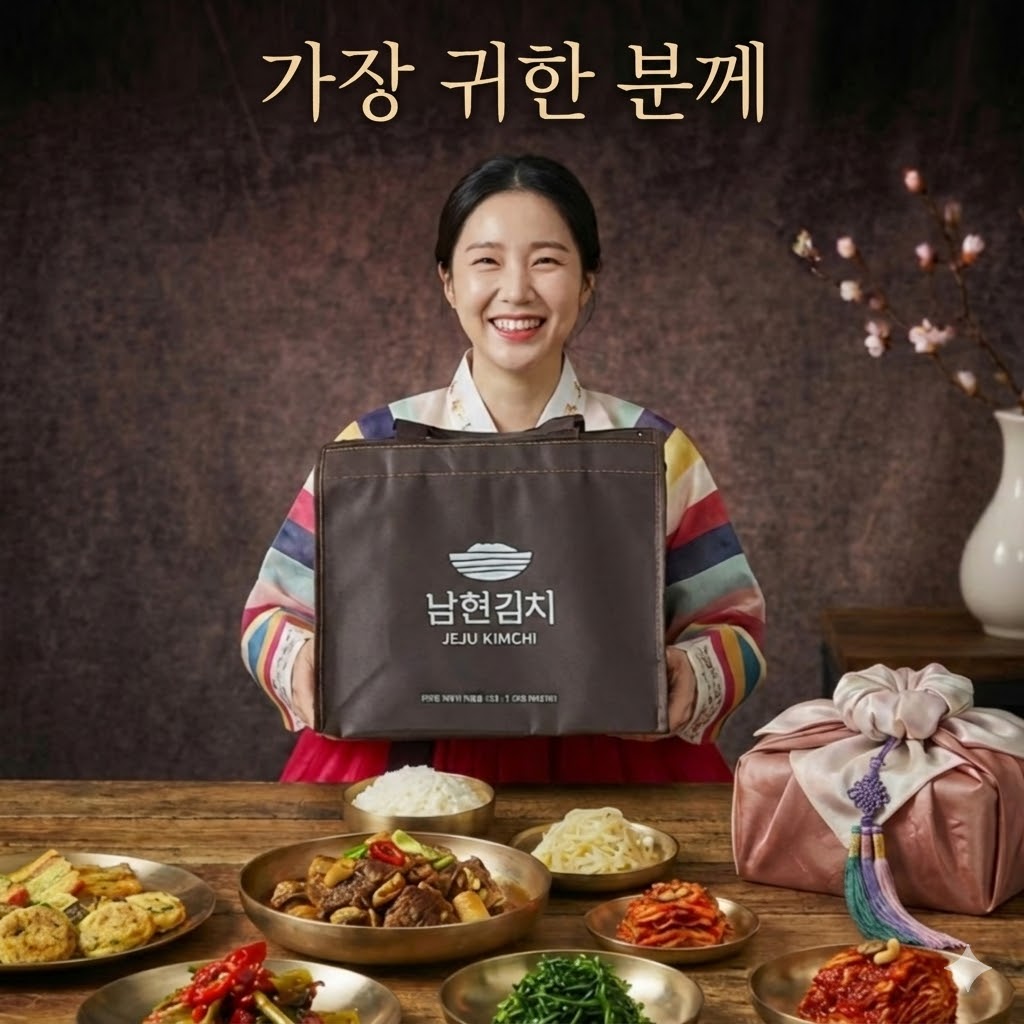 [남현김치] 프리미엄 비건 김치 선물세트 프리미엄 5kg – 비건포기김치·비건열무김치·비건깍두기, 건강한 선물 - 상품 이미지