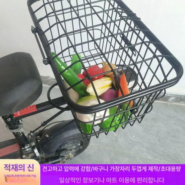프리미엄 전동 킥보드 대형 수납함 랙 장착 뒷바구니 고정 바스켓 랙 - 상세 이미지 4