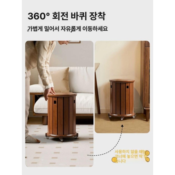프리미엄 접이식 야외용 원목체어 테라스 행사용 보조 카페 매트 4단 스택 월넛 매트 4단 스택 월넛 - 상세 이미지 2