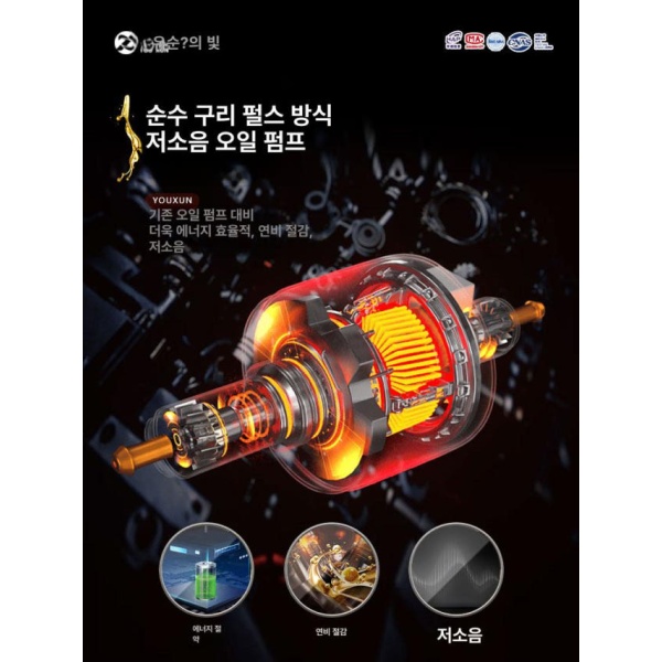 최강 화물차 무시동 히터 이동식 매립형 수직형 블루 미니 36 100V 수평 블루 수평 12 24V 4홀 - 상세 이미지 4