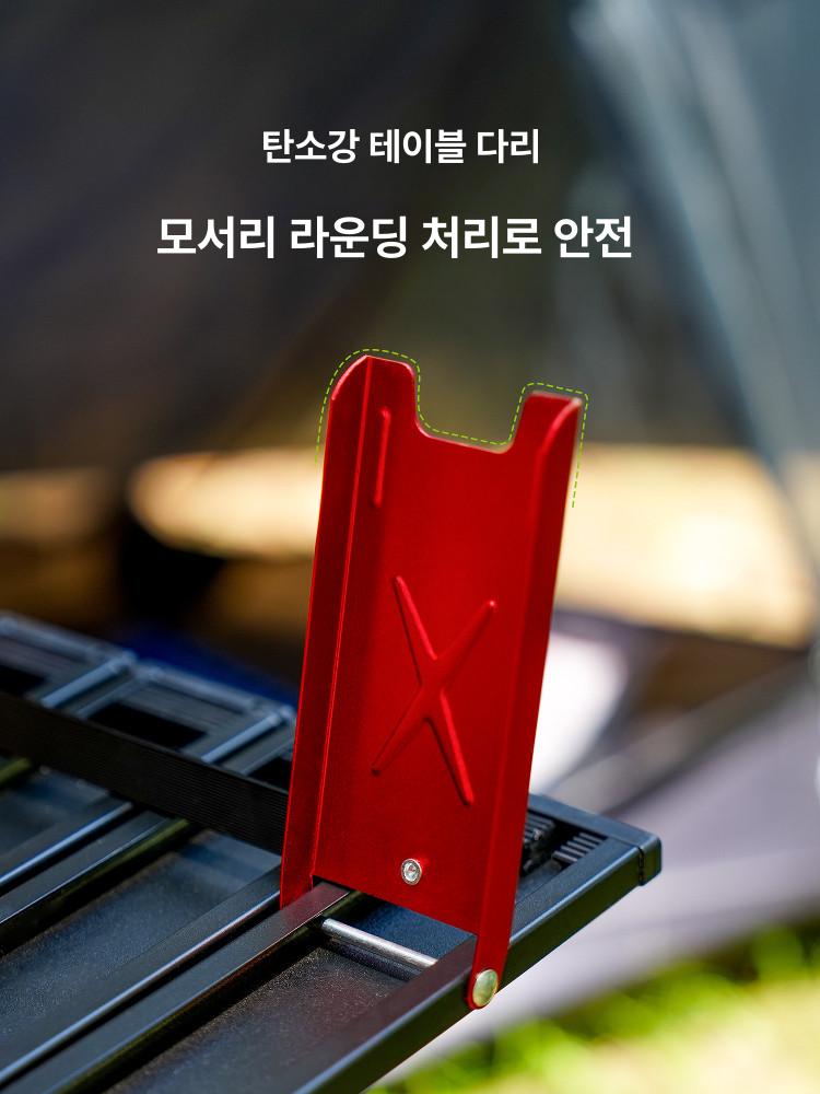 초경량 휴대용 테이블 야외용 차박용 미니 야외 폴딩 실버 접이식 캠핑테이블 차박 피크닉 - 상세 이미지 4