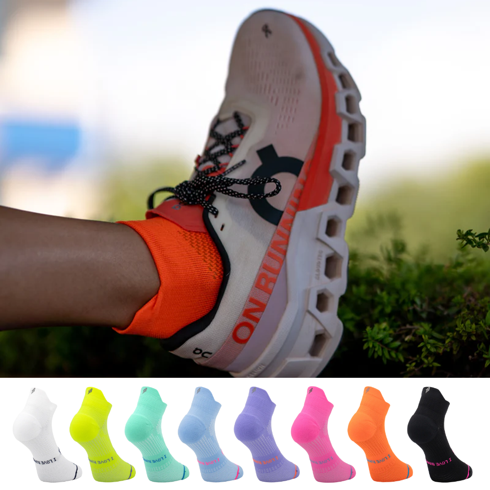 스포크스 러닝양말 로우컷 여름 마라톤 삭스 SPORCKS 오렌지, S (235-255mm) - 상품 이미지