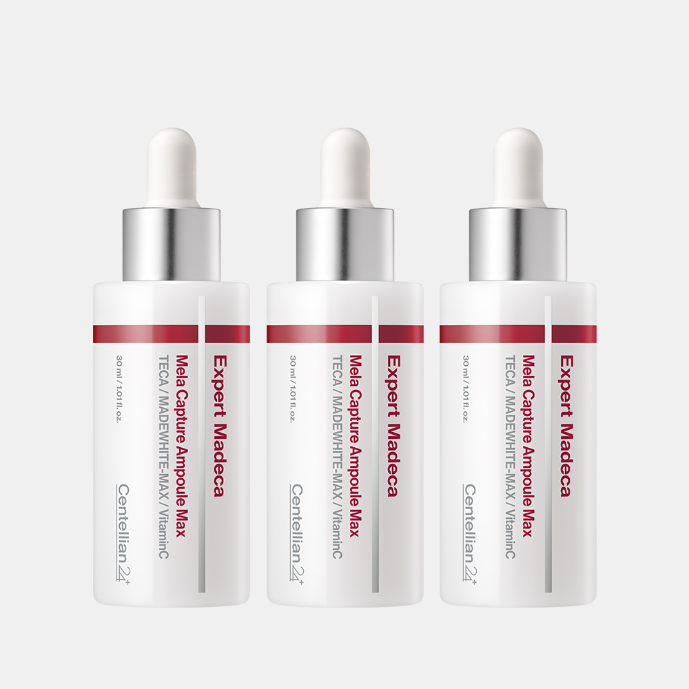 동국제약 센텔리안24 엑스퍼트 마데카 멜라캡쳐 앰플 맥스 30ml 3개 / 기미 잡티 멜라닌 주름 개선에 도움 마데카멜라캡쳐 이미지 1