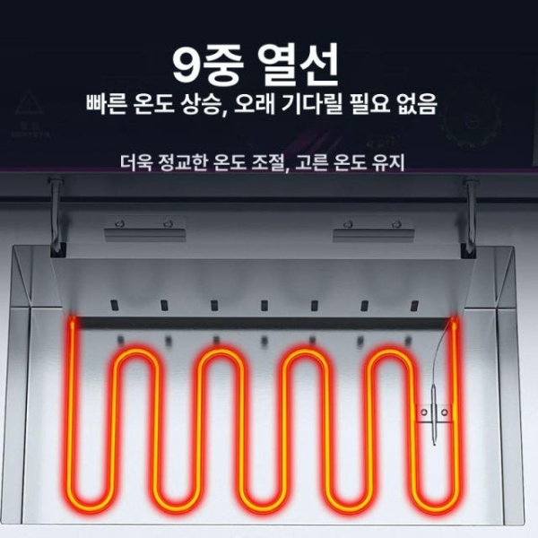 전문가용 테이블형 돈까스 튀김기 전기튀김기 업소용 프라이어 치킨 액화가스온도제어 데스크탑 15L 직관 가열 가스 단일 탱크 이중 체 15L - 상세 이미지 4