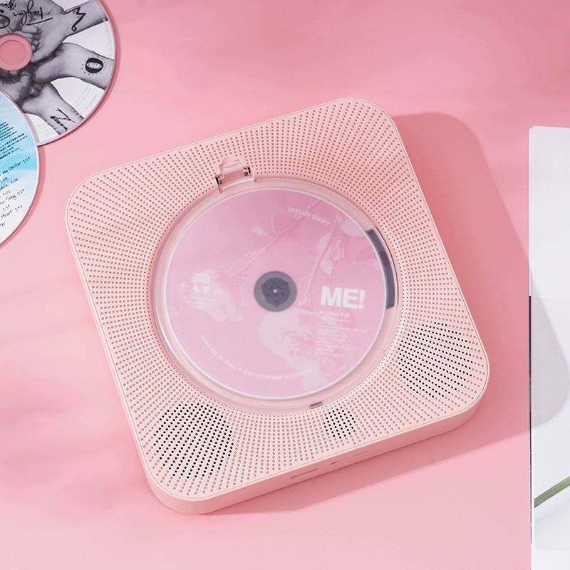 벽걸이 무선 CD플레이어 흰색 블루투스 감성 화이트 플러그인 먼지 덮개 - 상세 이미지 4