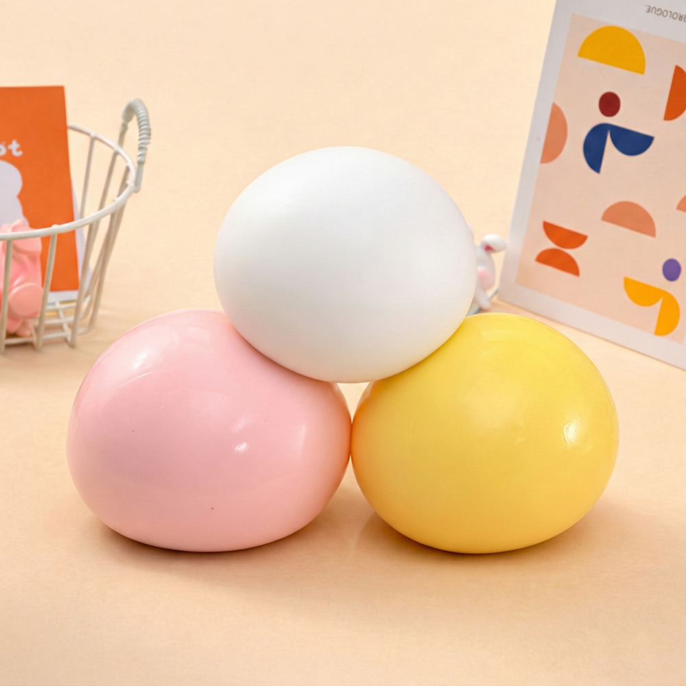 [KC인증] 빌리네집 대왕 호빵 말랑이 10cm 스퀴시 호호호빵 스트레스볼 이미지 6