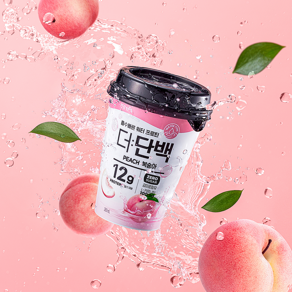 빙그레 더단백 워터 프로틴 복숭아 250ml 10개 단백질 음료 이미지 2