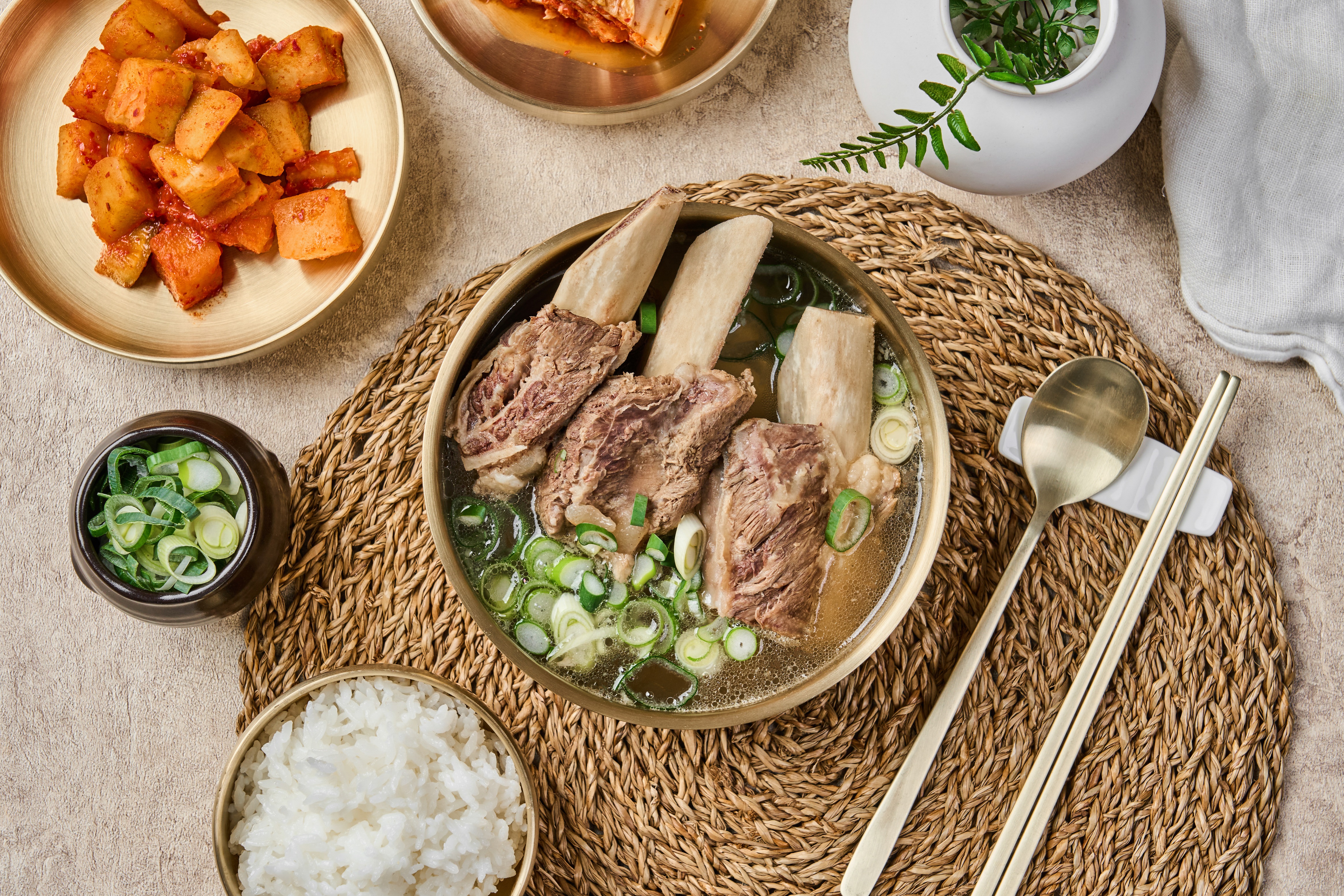 [런칭이벤트] 갈비3대 왕갈비탕 소 갈비탕 1kg 간편식 밀키트 가온키친 1개 - 상세 이미지 4