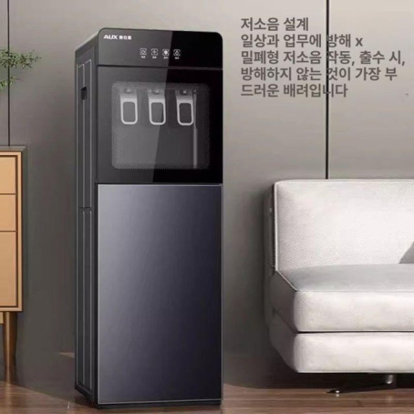 프리미엄 스마트 냉온수 물통 생수통 냉온 생수 디스펜서 기숙사용 스탠드형 온냉 화이트프리미엄항균급수관+금속본체+높이확장+확대 그레이프리미엄시리즈 따뜻한 물 - 상세 이미지 4
