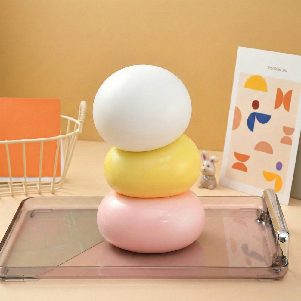 [KC인증] 빌리네집 대왕 호빵 말랑이 10cm 스퀴시 호호호빵 스트레스볼 이미지 7