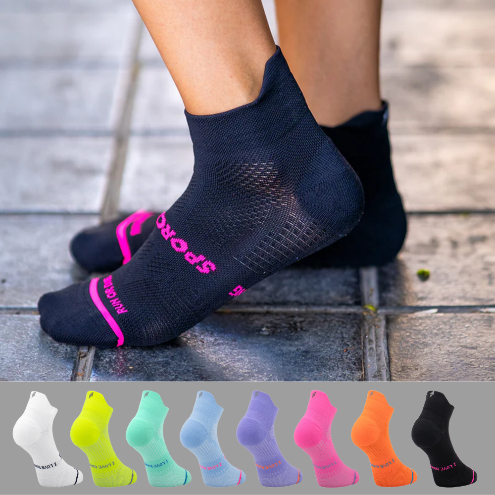스포크스 러닝양말 로우컷 여름 마라톤 삭스 SPORCKS 블랙, M (255-270mm) - 상품 이미지