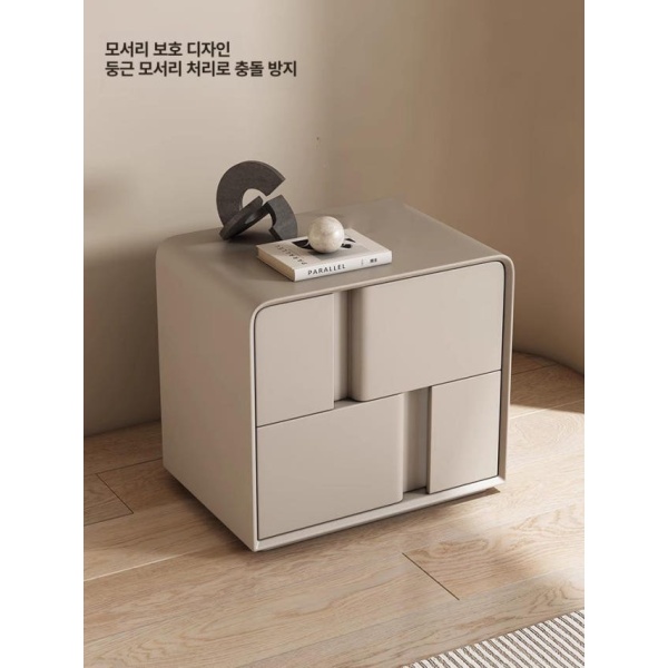 실속형 원룸 옷걸이 선반 가정용 미니 침실 원목 조립식 카키 완제품 50x40x48cm 카키 완제품 50x40x48cm - 상세 이미지 3