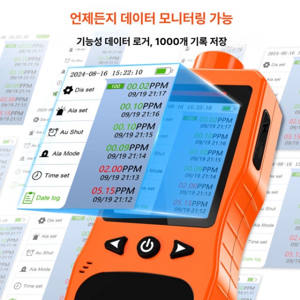 정밀 암모니아 측정기 가정용 화장실 냄새 악취 검출기 오렌지레드 0-20ppm 오렌지레드 0-20ppm - 상세 이미지 5