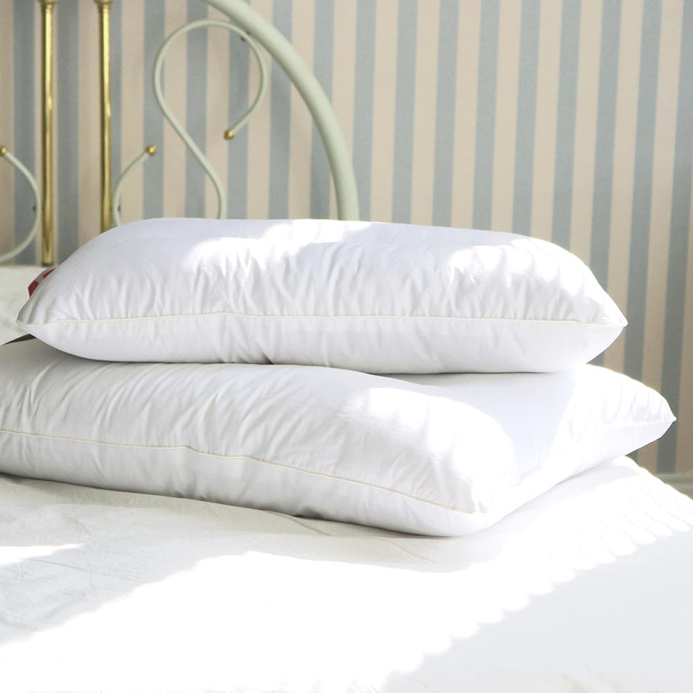 피넛버터젤리 슈프렐 95도 경추 베개솜 L 50x70 빨아쓰는 건조기 세탁 호텔식 베개