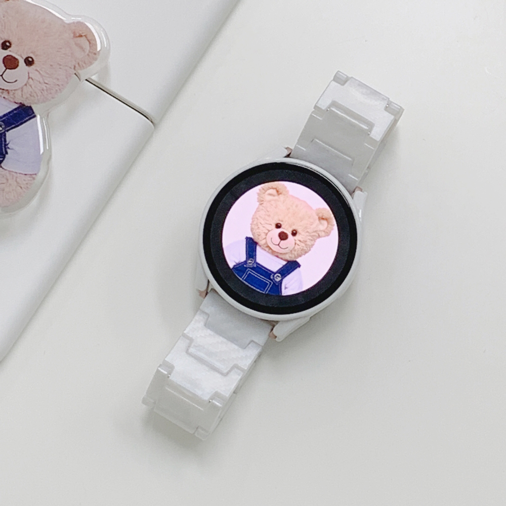 우먼스9999 갤럭시워치 7 스트랩 카본 갤워치 6 5 4 클래식 액티브2 호환 밴드 시계줄 이미지 7