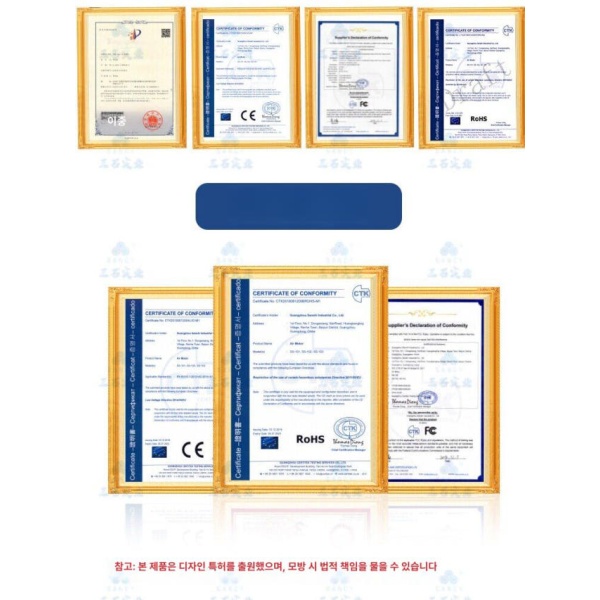 고성능 텐트 SCR 조정기 블랙 650W 에어펌프 가정용 저전력 양방향 전압 조절기 500W 블랙 저전력 - 상세 이미지 2