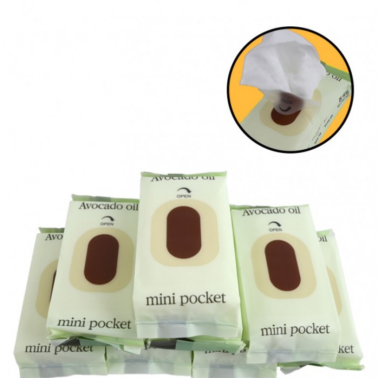 지니몰 디디샵 아보카도 미니 물티슈 8개입 (751362)