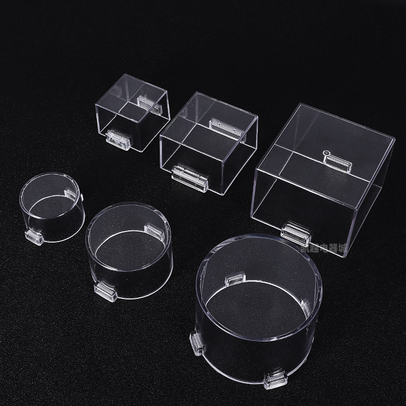 비상 스위치 커버 아크릴 방수 캡 투명 산업용 비상정지 원형 36x20mm - 상세 이미지 3
