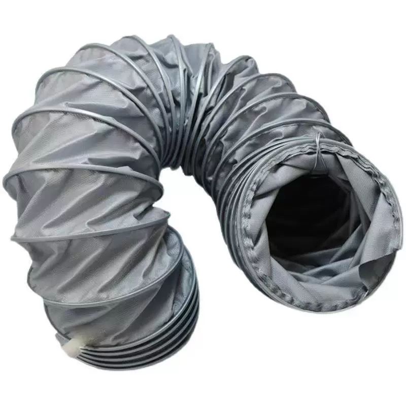 내열 고온 덕트 호스 환기 연통 난연 자바라 주름관 내열 450도 1m 80mm - 상품 이미지