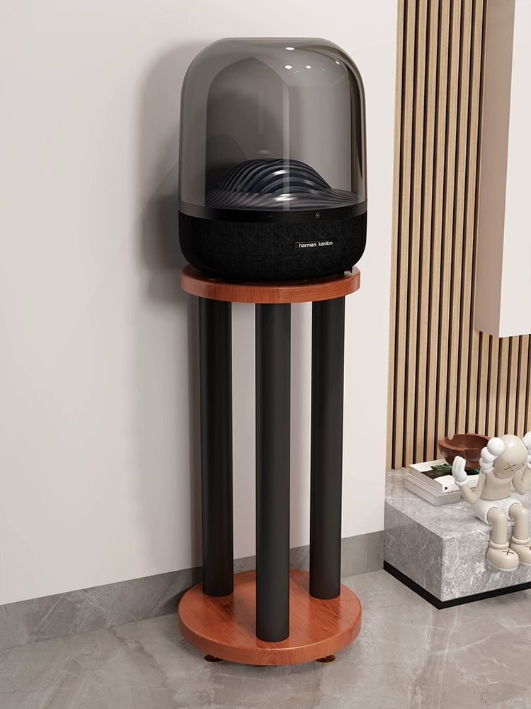 하만카돈 거치대 오디오 브래킷 호환 선반 플로어 스피커 글라스 3세대 스탠드 블랙 58cm - 상세 이미지 3